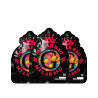 Sacs Mylar en gros 3,5g, forme irrégulière découpée, pochettes pour bonbons et snacks, sacs Mylar spéciaux