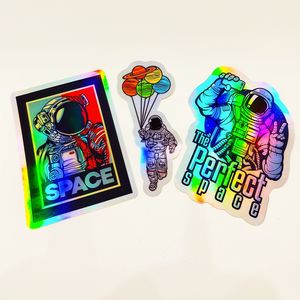 Hojas Holográficas Autoadhesivas Resistentes a los Rayos UV, Adhesivo de PVC Limpio con Diseño de Anime, Etiqueta Personalizada con Logotipo, Adhesivos de Vinilo Cortados a Troquel - Product Image 3