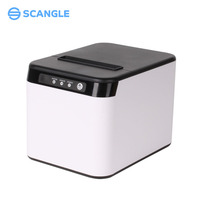 Scangle高速热敏打印机80毫米通用串行总线局域网端口自动切割机203DPI分辨率，适用于零售企业库存