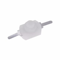 Interrupteur de lampe torche 12x8x9H ON-OFF Mini interrupteurs à bouton-poussoir 2 broches à verrouillage automatique Interrupteur tactique Petits appareils électroménagers