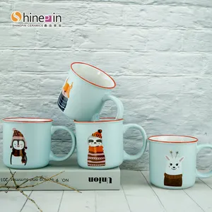 Caneca e caneca de café em cerâmica inquebrável, caneca de porcelana em branco para sublimação de grande capacidade, ideal para venda