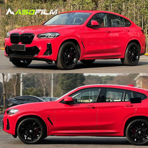 Aishide - Rollos <span class=keywords><strong>de</strong></span> Vinilo para Envolver Automóviles, Color Rojo Fresa, Serie Extinction, Película <span class=keywords><strong>de</strong></span> TPU para Envoltura <span class=keywords><strong>de</strong></span> Carrocería - Product Image 4