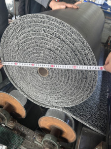 12mm 15mm Vinyl Loop 3M Nomad Anti slip Pvc Coil Mat Tapis Miner Moss Tapete De Espagueti De Pvc pour les mines d'or - Product Image 4