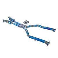 Sistema de Escape con Tubo Intermedio en Z para Lexus RCF 5.0L V8 2015, Tubo de Escape de Aleación de Titanio Personalizado