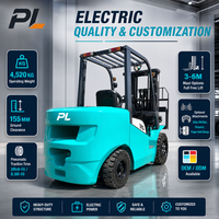 Forklift Listrik PL 3.5 Ton Baterai Lithium Counterbalance Fork Lift Truck 3500 kg Beban Angkat 3000 mm untuk Pengangkutan Kargo Pelabuhan