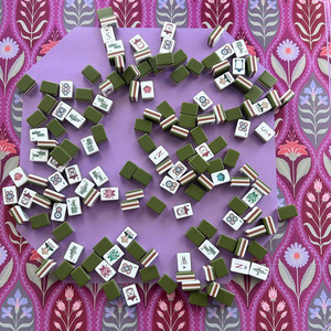 Nuevo Juego de Mahjong Americano de Acrílico Verde Oliva de 4 Capas, 160 Piezas, Juego Completo con Accesorios, Juego de Mahjong <span class=keywords><strong>Rummy</strong></span> - Product Image 2
