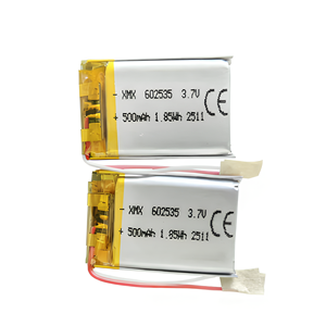 Batterie Li-Polymère Rechargeable 3.7V 500mAh 602535 pour Appareil de Beauté, Télécommande, Haut-parleur Portable, Ordinateur Portable, <span class=keywords><strong>Thermomètre</strong></span> - En Stock - Product Image 1