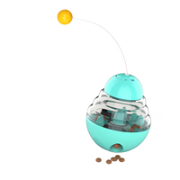 Nouveau jouet interactif classique et attrayant en plastique pour animaux de compagnie (chats et chiens) : balle à friandises et laser pour l'exercice