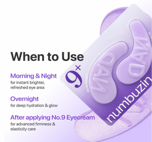 No.9 NAD+ Collagen Under <b>Eye</b> Patches 5EA Korean Anti Aging <b>Eye</b> Mask for Dark Circles Puffiness Fine Lines Care - Product Image 5