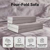 Colchón plegable moderno, colchón personalizado, sofá cama cómodo para acampar y viajar