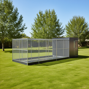 Pajarera con Extensión 440.2x119.3x85 de Acero, Suministros para Aves, para Exteriores, para Todas las Estaciones - Product Image 2