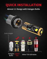 S07 T10 168 2825 W5W 194 Auto-Innenraum-LED-Glühbirne 4500K 0,7W 400LM 3030 Chips für Auto-Innenraum-, Park-, Karten-, Tür- und Kennzeichenbeleuchtung