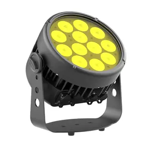 IP65 Par Lights Waterproof Outdoor LED 12 x 10W RGBWA+UV 6in1 DMX512 Control Stage Wash/Spot Lights