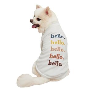 Ropa simplemente básica para mascotas, camisas con estampado elegante <span class=keywords><strong>de</strong></span> verano para perros, camiseta, ropa para mascotas, ropa transpirable <span class=keywords><strong>de</strong></span> diseñador para perros - Product Image 3