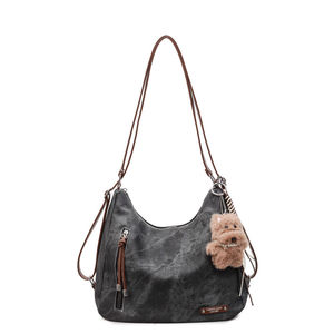 2025 New Style <b>Large</b>-capacity Women's Vintage Matte Finish <b>Crossbody</b> <b>Bag</b> with Texture Single Shoulder Handbag - Product Image 2