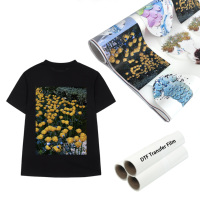 Rouleau double face certifié GRS OEKO Film PET 60cm * 100m pour imprimante DTF pour machine d'impression de t-shirts