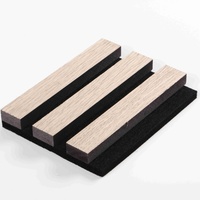 Tablero acústico de panel insonorizado MDF ecológico para reducción de ruido en Office Home Studio y sala de conferencias
