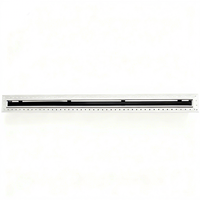 Diffuseur linéaire encastré amovible, boîte de plénum carrée en aluminium, style industriel artisanal moderne pour extérieur, entrepôt, salon