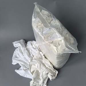 ManuWhite - Trapos de Algodón 100% Reciclado para Uso Industrial, Trapos de Algodón Blanco Reciclado, 10 kg, 5 Bolsas - Product Image 1