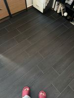 Carreaux de sol en céramique imitation bois noir, design bois, 200x1200mm, surface mate, antidérapants