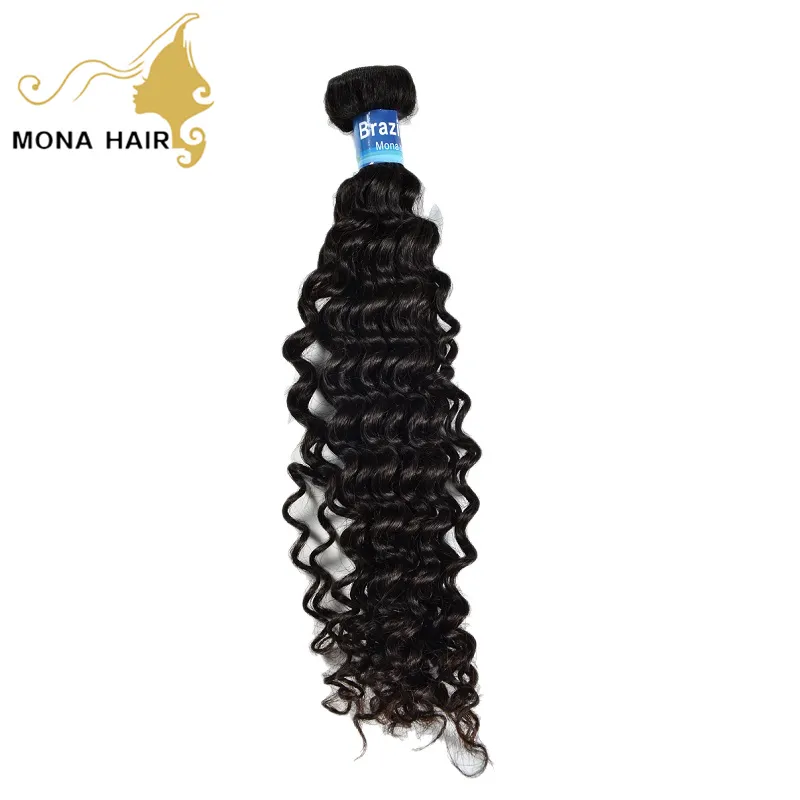 Wholesale natural virgin raw hair bundles 100% unprocessed brazilian virgin cuticle aligned hair deep curly bundle human hair