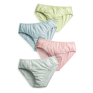 Customized Logo Mid <strong>Waist</strong> Ladies Plus Size Womens Panties Disposable Pantis Brief <strong>Underwear</strong> - Product Image 4