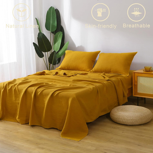 100% フランス産亜麻リネン布団カバー コースタルヘビーストーンウォッシュ モーガンアンドフィン ベッドリネン キングサイズ布団カバー - Product Image 2