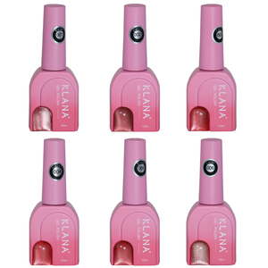 KLANA <b>Red</b> <b>Glitter</b> UV Gel Polish Liquid Bottle Format Professional Nail Salon Luxury Style Non-Toxic - Product Image 5