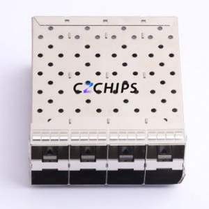 AE90K4104105 Optical Module Connector Through hole Component (THT) Connector Case (Cage) SFP 8 - Product Image 1