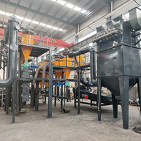 Ligne de recyclage de PCB WEEE mixte, machine de recyclage de cartes mères électroniques avec moteur, haut débit 3 tonnes/heure