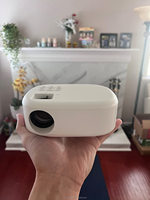 Projecteur LCD sans fil avec Bluetooth WiFi 720P Prise en charge du décodage 1080P et design compact pour le partage multimédia