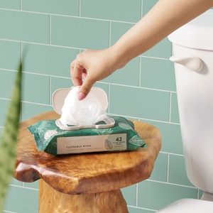 An toàn hệ thống thoát nước <span class=keywords><strong>gd4</strong></span> báo cáo thử nghiệm hỗ trợ phân hủy sinh học Chất liệu nhà vệ sinh Flushable khăn lau - Product Image 5