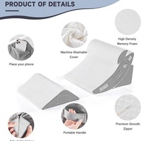 Ensemble de 4 pièces d'oreillers de lit de qualité supérieure pour le soutien du dos, oreillers en mousse à mémoire de forme pour le soulagement des douleurs cervicales, vente en gros en usine