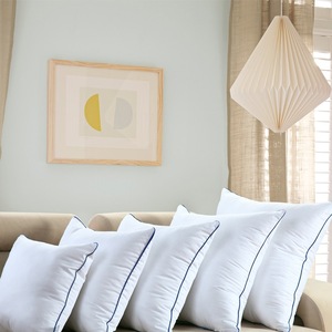 Hotel <span class=keywords><strong>de</strong></span> alta calidad <span class=keywords><strong>relleno</strong></span> <span class=keywords><strong>de</strong></span> algodón sofá cojines al por mayor personalizado 70x70cm 1200g almohadas cojines - Product Image 4