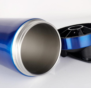 Custom 17oz 32OZ Acero inoxidable Fitness Gym <span class=keywords><strong>Shaker</strong></span> Bottle BPA Free <span class=keywords><strong>Metal</strong></span> para café Proteína en polvo para Camping Promoción - Product Image 5
