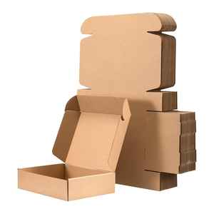 Caja de envío corrugada de servicio pesado Cartón de embalaje Kraft personalizado para entrega urgente y uso industrial - Product Image 3