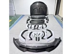 1016 Style Carbon Fiber Body Kit Front Lip Side Skirt Rear Diffuser Rear Spoiler <strong>Engine</strong> Hood for Lamborghini Urus S Body Kit - Product Image 2