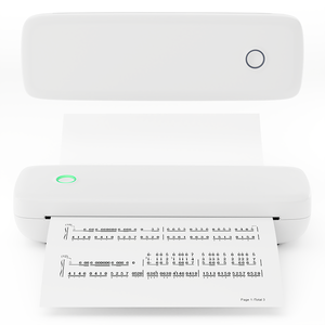 Frettoloso blu dente Mobile 200dpi stampante termica A4 formato portatile stampante da ufficio per <span class=keywords><strong>Windows</strong></span> Mac Ios Android <span class=keywords><strong>Phone</strong></span> - Product Image 2