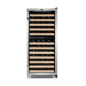 Candor 92 bouteilles compresseur de réfrigérateur <span class=keywords><strong>à</strong></span> <span class=keywords><strong>vin</strong></span> double zone <span class=keywords><strong>armoire</strong></span> <span class=keywords><strong>à</strong></span> <span class=keywords><strong>vin</strong></span> intégrée/refroidisseur JC-275B2EQ - Product Image 1