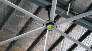 Ventilador de Techo Industrial HVLS de 20 Pies con Motor de Corriente Continua, Bajo Nivel de Ruido, IP55 - Product Image 5