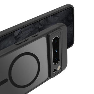 Funda de teléfono translúcida mate magnética a prueba de golpes para <span class=keywords><strong>Google</strong></span> <span class=keywords><strong>Pixel</strong></span> 8 Pro 7 <span class=keywords><strong>6</strong></span> con carga inalámbrica - Product Image 5