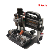 Mesin Router CNC Mini LY 3020F 3/4/5 Axis 500W USB untuk Pengukiran dan Pemotongan Kayu, Alat DIY 220V 110V untuk PVC, Kuningan, Aluminium, PCB