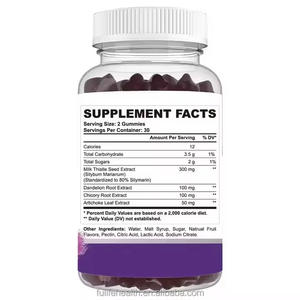 Gummies au vinaigre de cidre de pomme, Gummies détoxifiantes pour le <span class=keywords><strong>foie</strong></span> avec chardon-Marie, Soutien détoxifiant et nettoyant 28-en-1 pour un <span class=keywords><strong>foie</strong></span> sain - Product Image 6