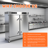 OEM/Odm Armoire à riz de haute qualité Cuiseur à vapeur électrique pour aliments Grand cuiseur à vapeur électrique multicouche en acier inoxydable carré