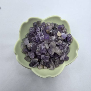 Amethyst <b>Crystal</b> <b>Chips</b> 3-5mm Purple Gravel For Aquarium Landscaping Decorations - Product Image 3