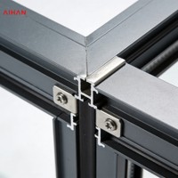 Ventana Abatible Horizontal AIHAN con Rotura de Puente Térmico, Apertura Interior, Fácil de Limpiar, Triple Aislamiento, Vidrio Low-E, para Baño y Dormitorio