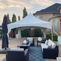 Carpa de Estructura Reforzada High Peak de 20'x20' para Eventos al Aire Libre, Ferias Comerciales y Exposiciones
