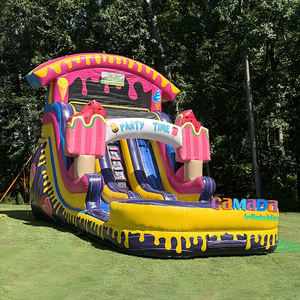 Toboggan aquatique gonflable commercial <span class=keywords><strong>de</strong></span> haute qualité pour adultes, château gonflable en PVC, toboggan aquatique pour jeux d'été - Product Image 2