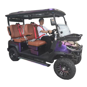 Nouvelle Voiturette de Golf Classique 2026, 3-4 Places, Matériau Acier, Moteur 5000W, Batterie 48V, Certifiée CE, Phares LED, 30-50km/h, 2+2 Places, Électrique - Product Image 4