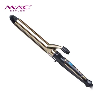 MAC סטיילר 450F מקצועי מסלסל שיער מגהץ LCD מגהץ שרביט נייד מסלסל שיער מסתובב מסלסל שיער